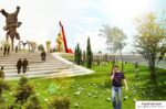 طرح موزه هنرهای معاصر به همراه پلان و نقشه های معماری 3 Contemporary Art Museums www.FarsiCad.Com 06 sky art terrace view 1000x663