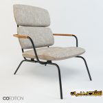 آبجکت مبل راحتی - آبجکت سه بعدی مبل