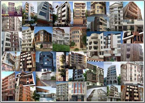 نمای ساختمان, نما رومی, نمای سنگی, نمای ساختمان های تهران, نما, طرح نما
