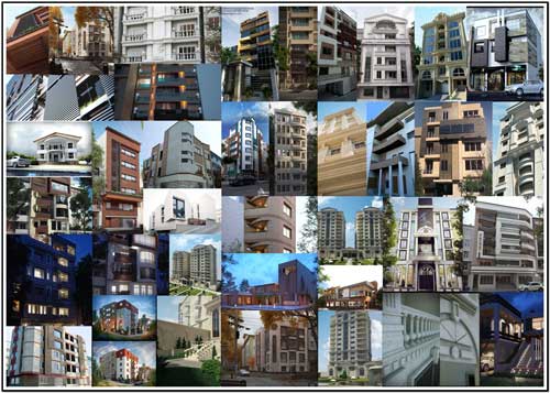 نمای ساختمان, نما رومی, نمای سنگی, نمای ساختمان های تهران, نما, طرح نما