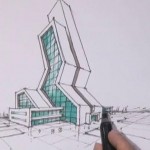 اسکیس- راندو - کروکی - آموزش اسکیس و راندو - معماری - اسکیس و راندو با ماژیک