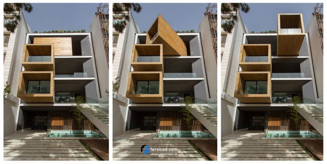 خانه شریفی ها ( ساختمان شریفی ها در تهران ) نمای ساختمان ، پلان ساختمان، پلان خانه، معماری