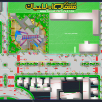 نقشه کتابخانه - پلان کتابخانه - طرح کتابخانه - نقشه اتوکدی - نقشه معماری - پلان اتوکدی - پلان dwg