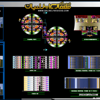 نقشه معماری dwg - پلان اتوکدی - نقشه مجتمع مسکونی