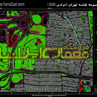 سیدخندان - نقشه تهران dwg
